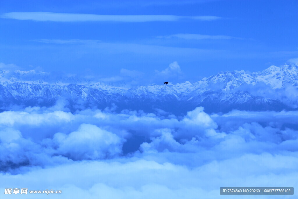 梦幻云海蓝天美景