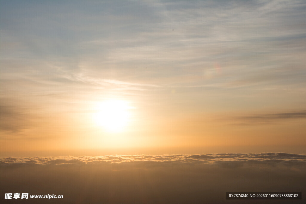 日出云海壮丽美景