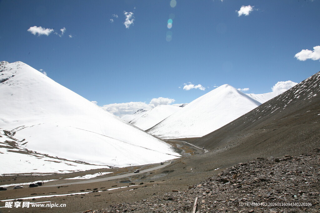 雪山壮丽风光