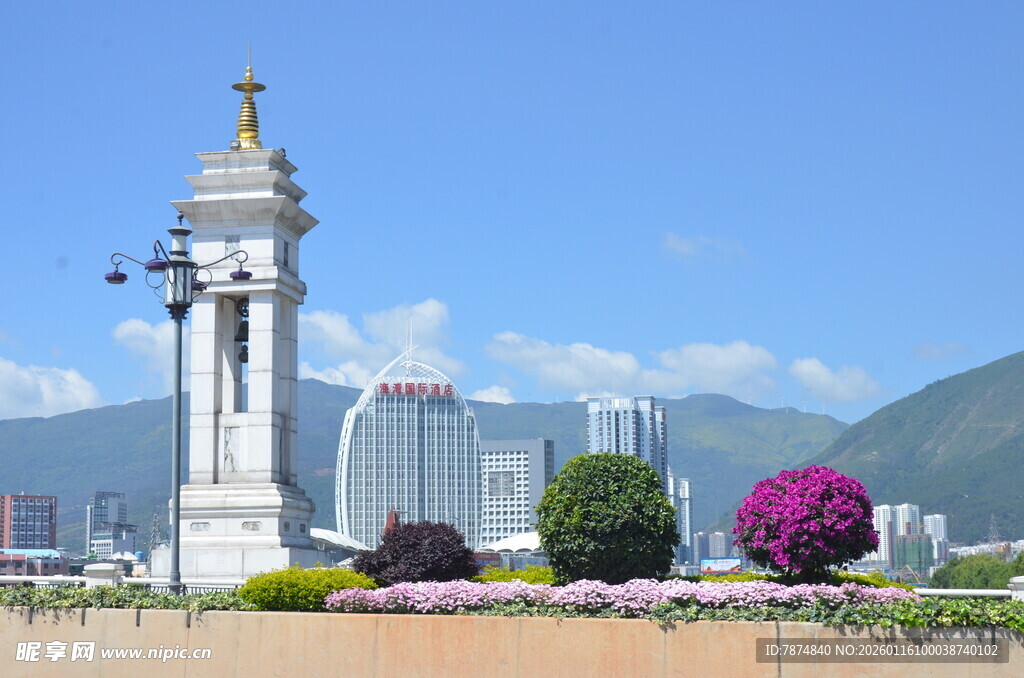 城市地标景观 美丽建筑