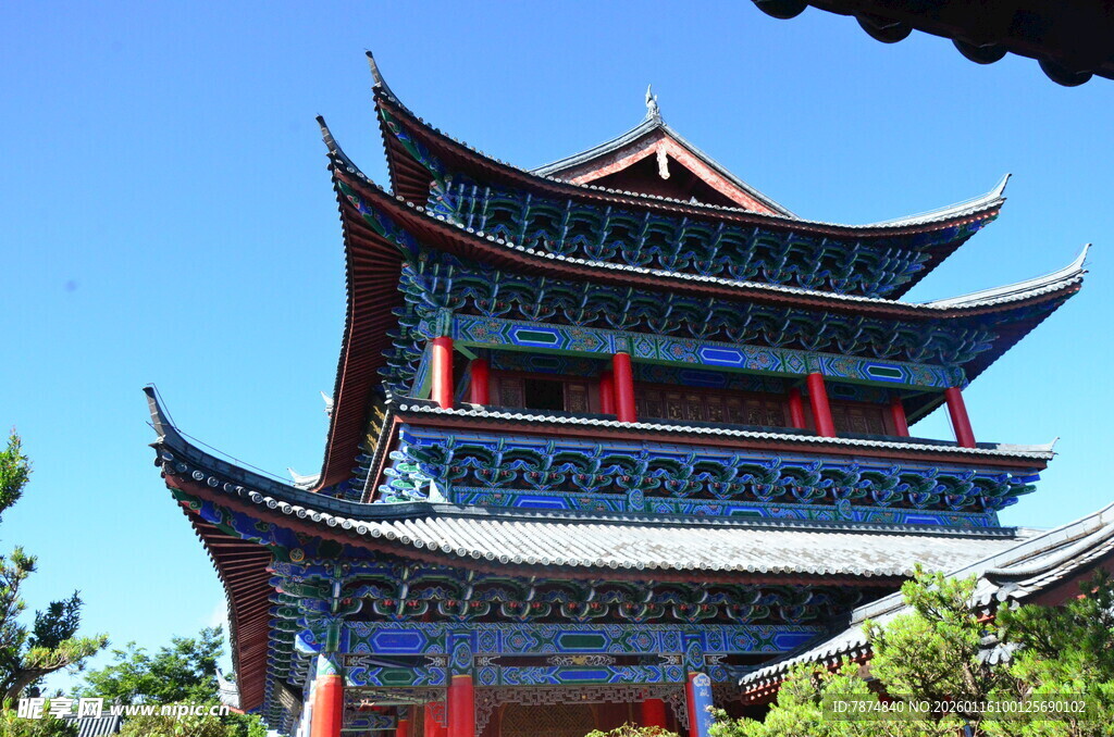 中式古建筑塔楼