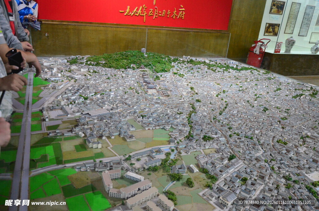 城市建筑模型展示