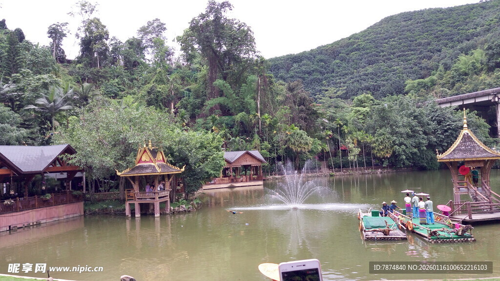 湖畔古景 休闲游乐好去处