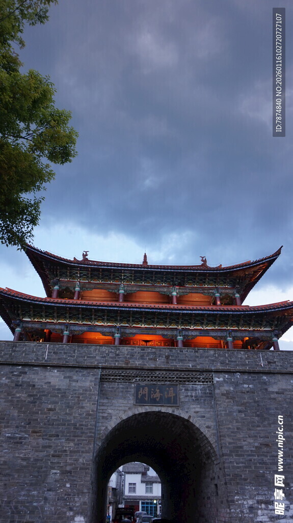 古城门古建筑风景