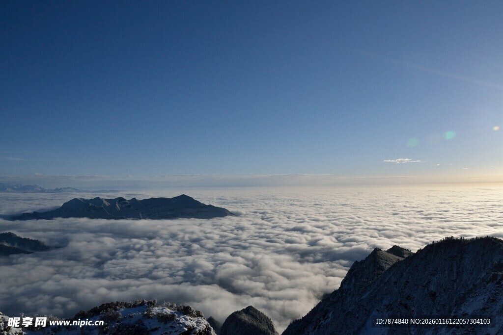 高山云海美景