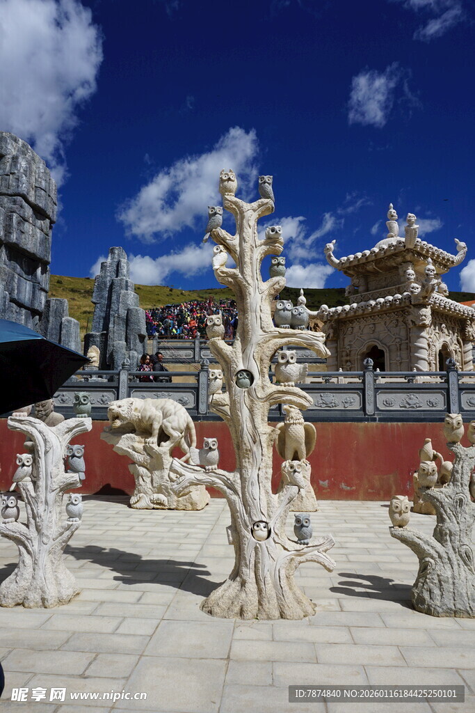精美石雕景观