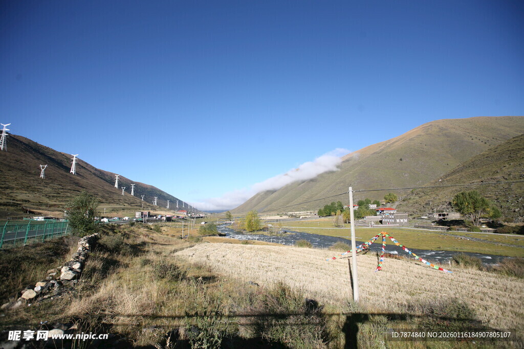 高原河谷风光美景