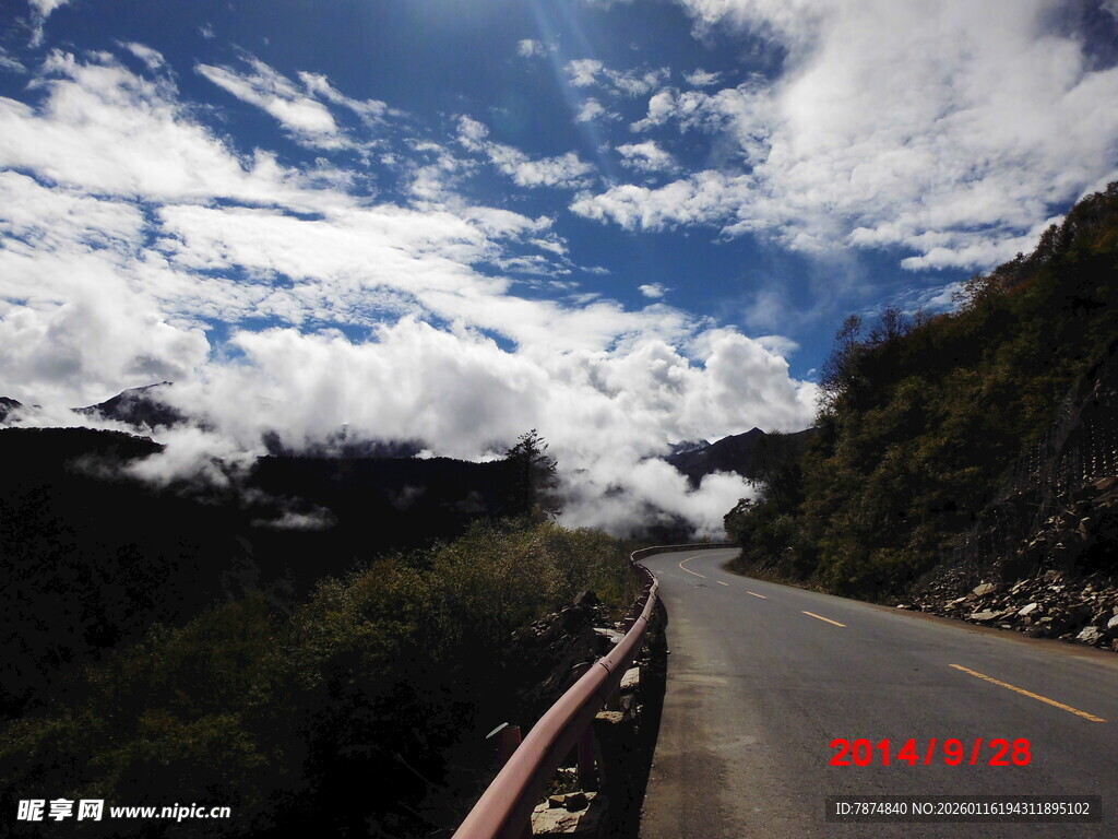 山间公路风景