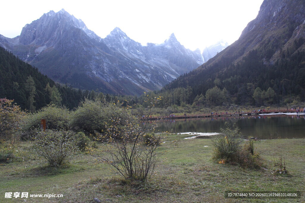 山间美景 静谧山谷风光