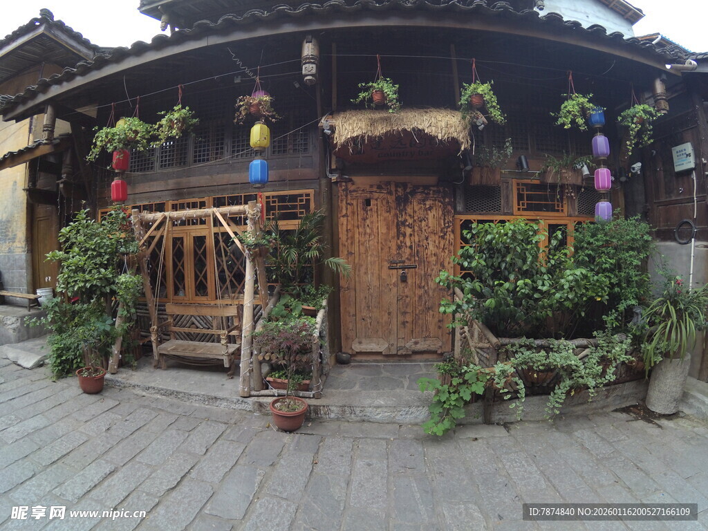 古雅乡村小院 绿植环绕