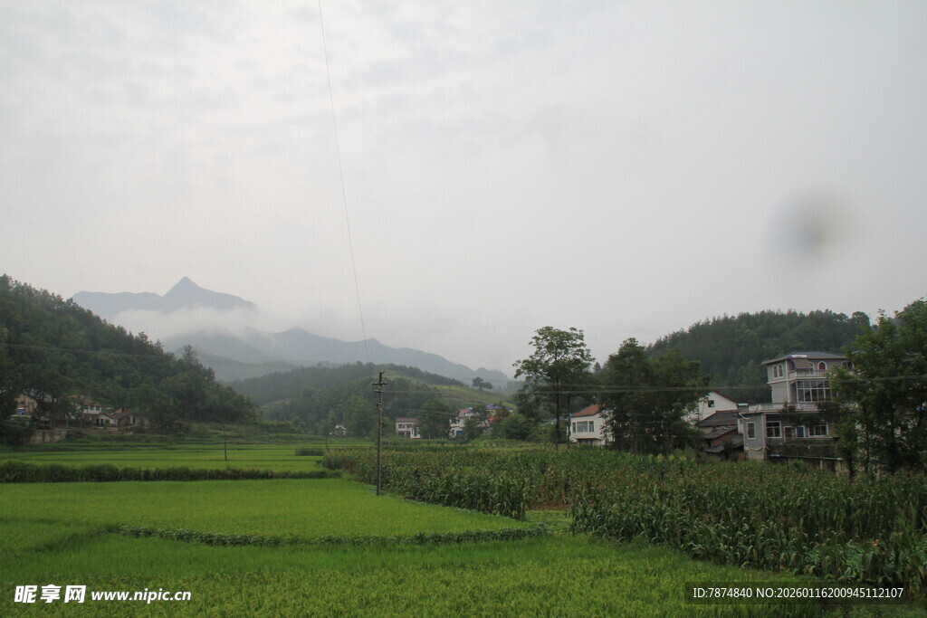 乡村田野风光美景