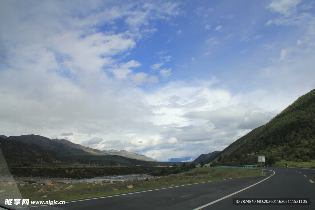 山间公路风景