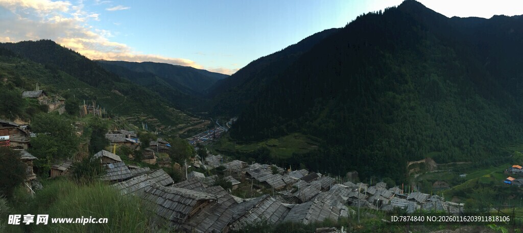 山间美景 自然清新画卷