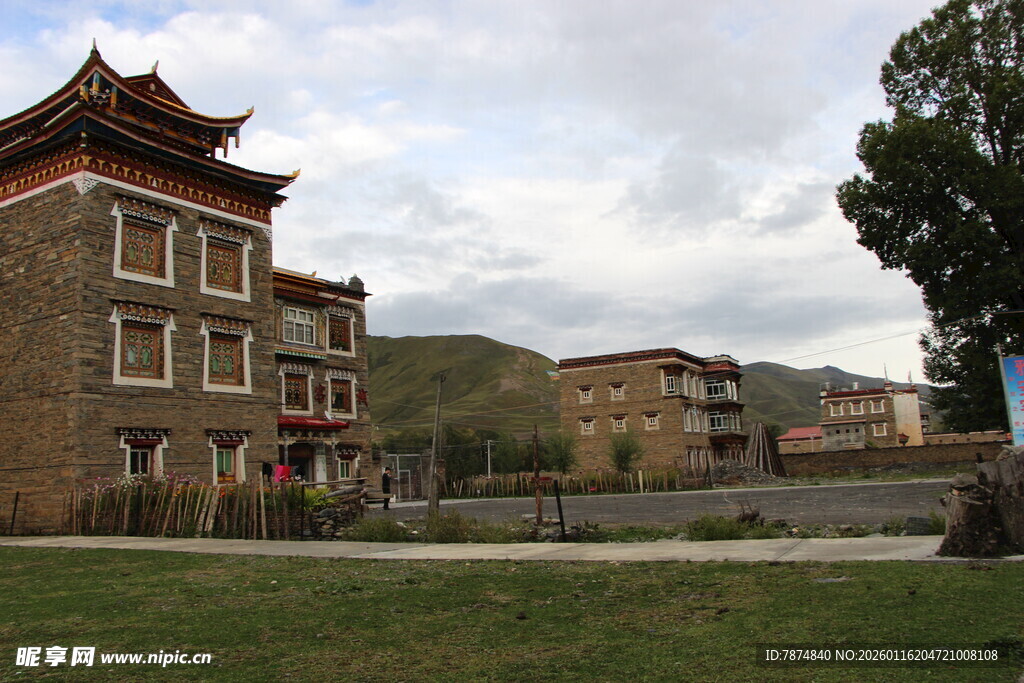 藏式风格建筑 古朴宁静