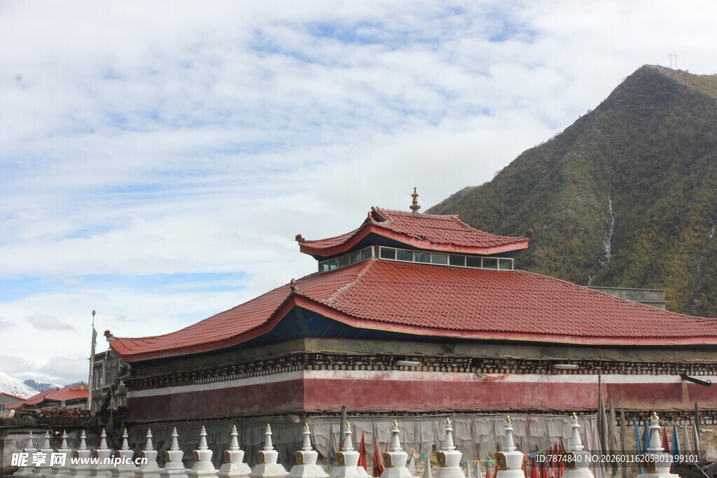 藏式风格古建筑