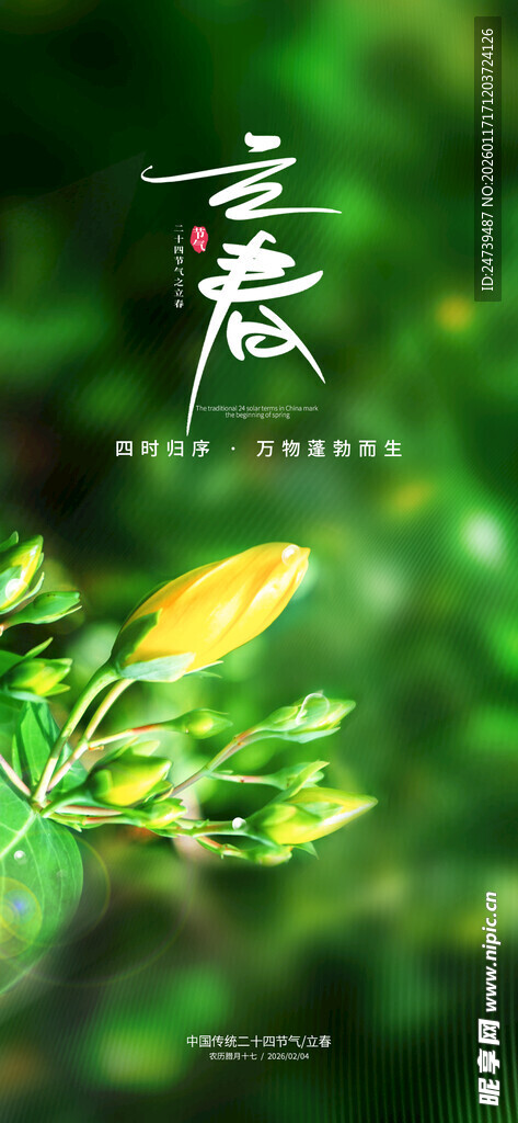 立春海报