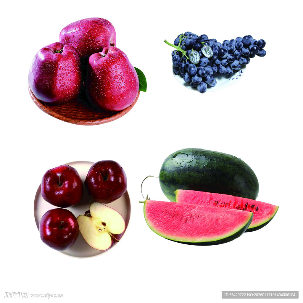 多样新鲜水果组合