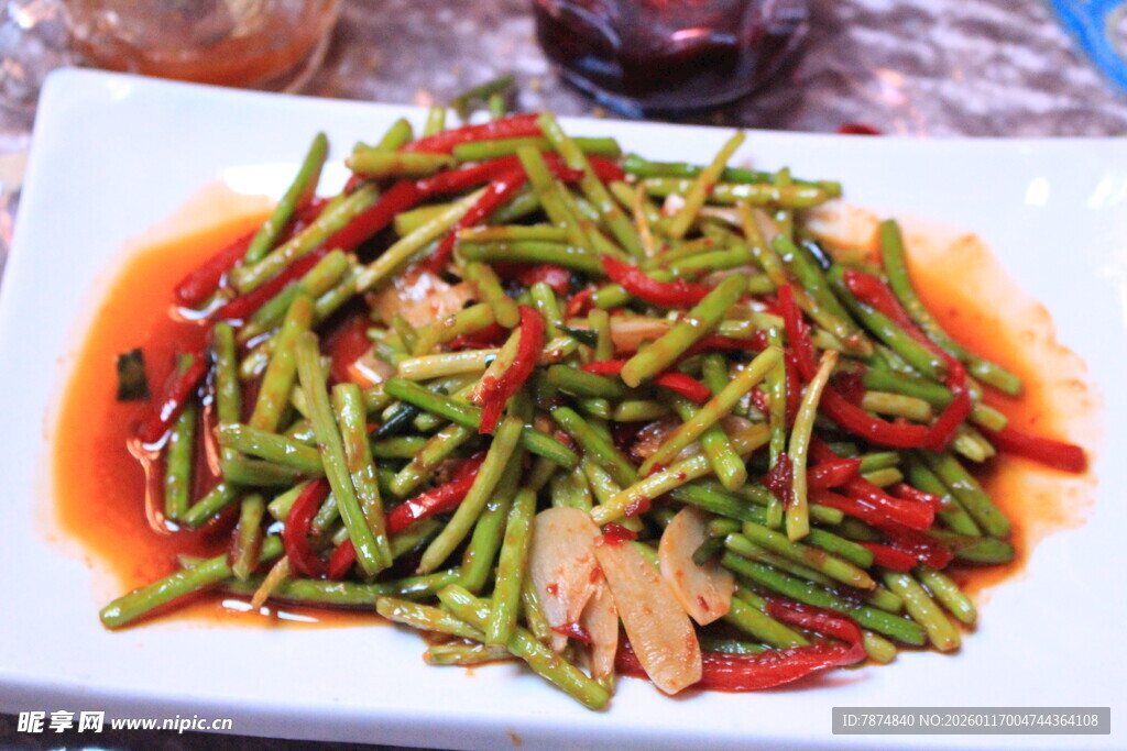 香辣豆角肉丝