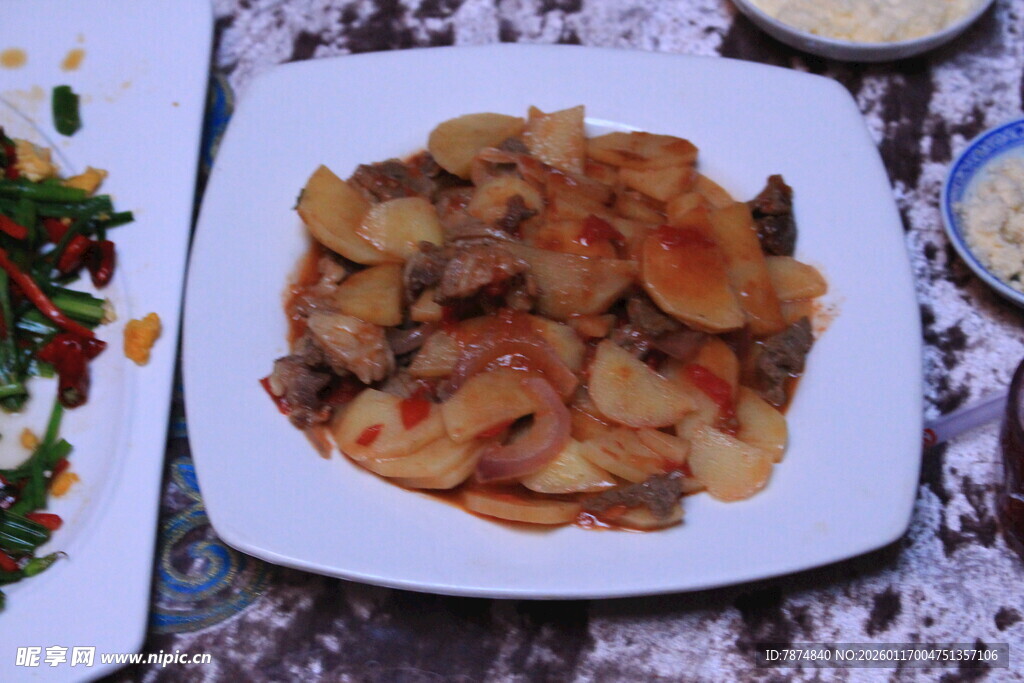 美味土豆炒肉片
