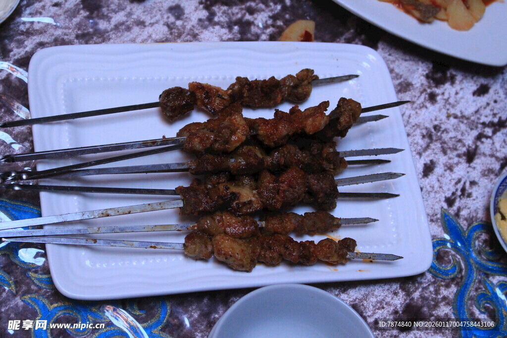 美味烤肉串 诱人食欲