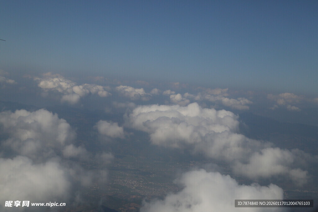 高空云海美景