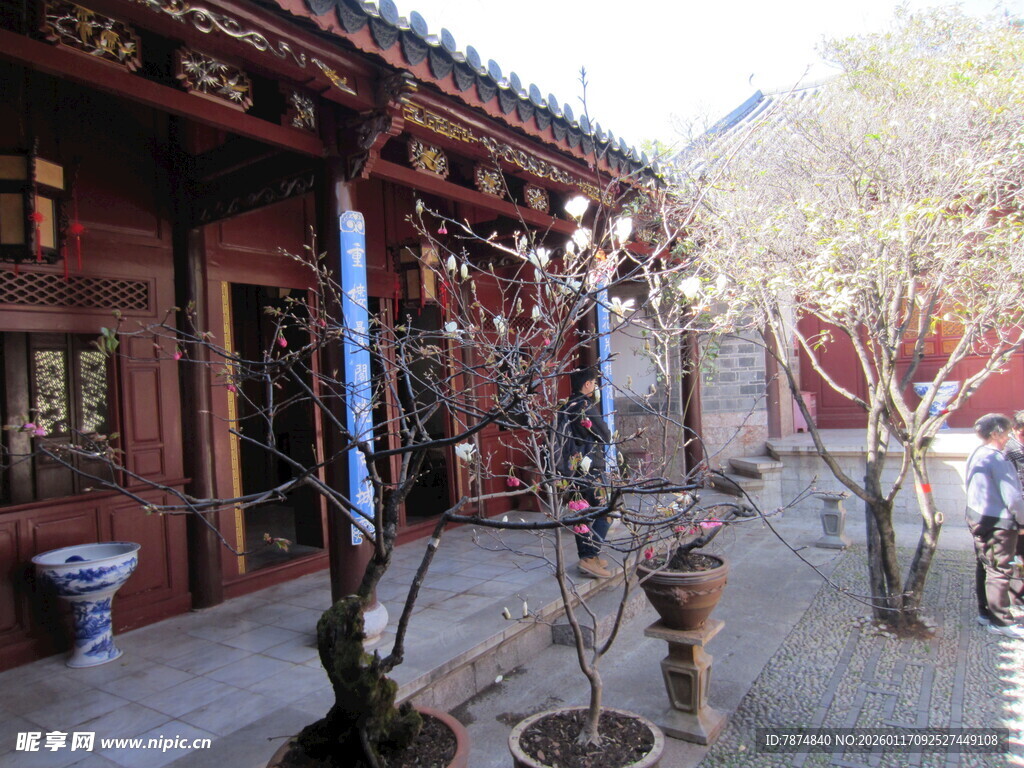 古雅庭院景致