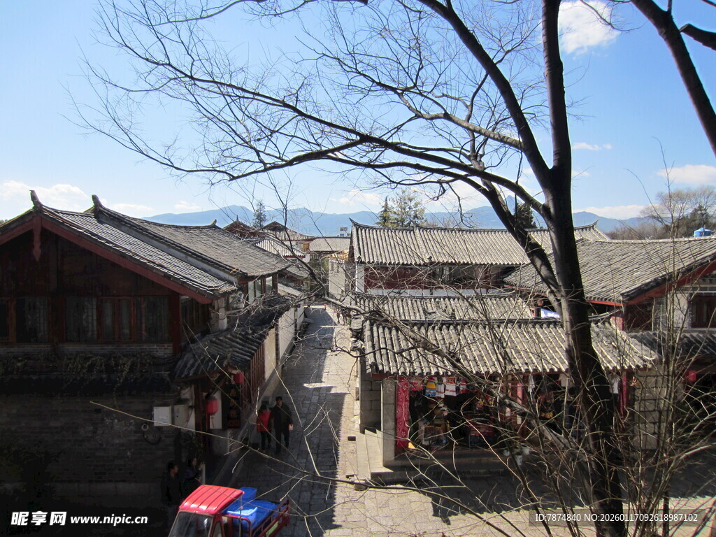 古村落街景 宁静古朴风貌