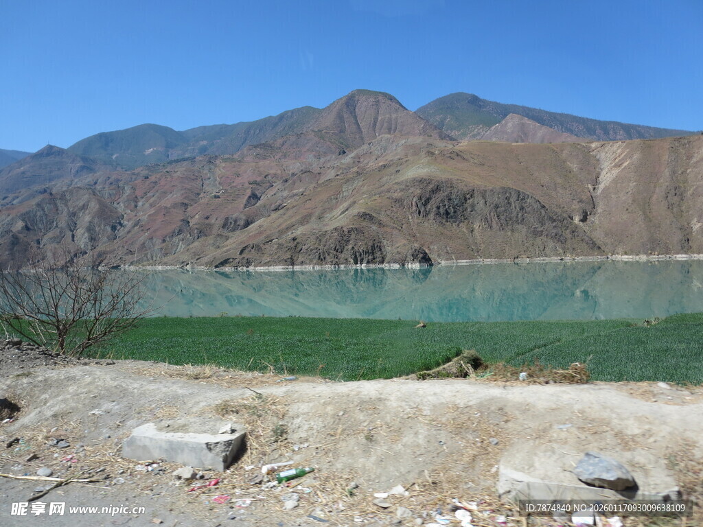 壮丽山水湖景风光