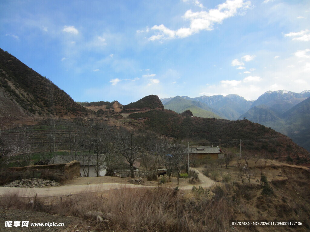山间村落 自然风光秀丽