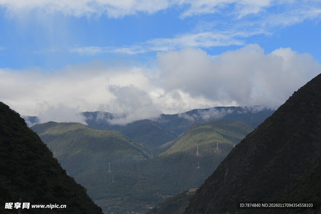 山间云海美景