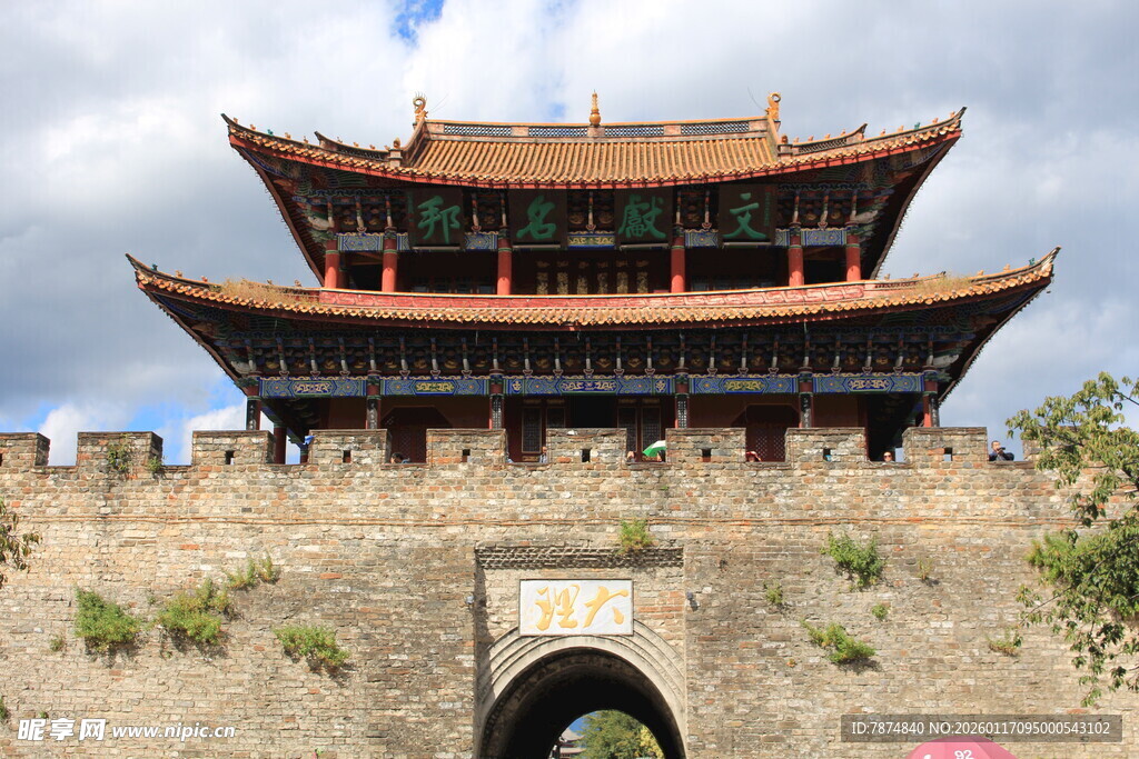 古城楼建筑风貌