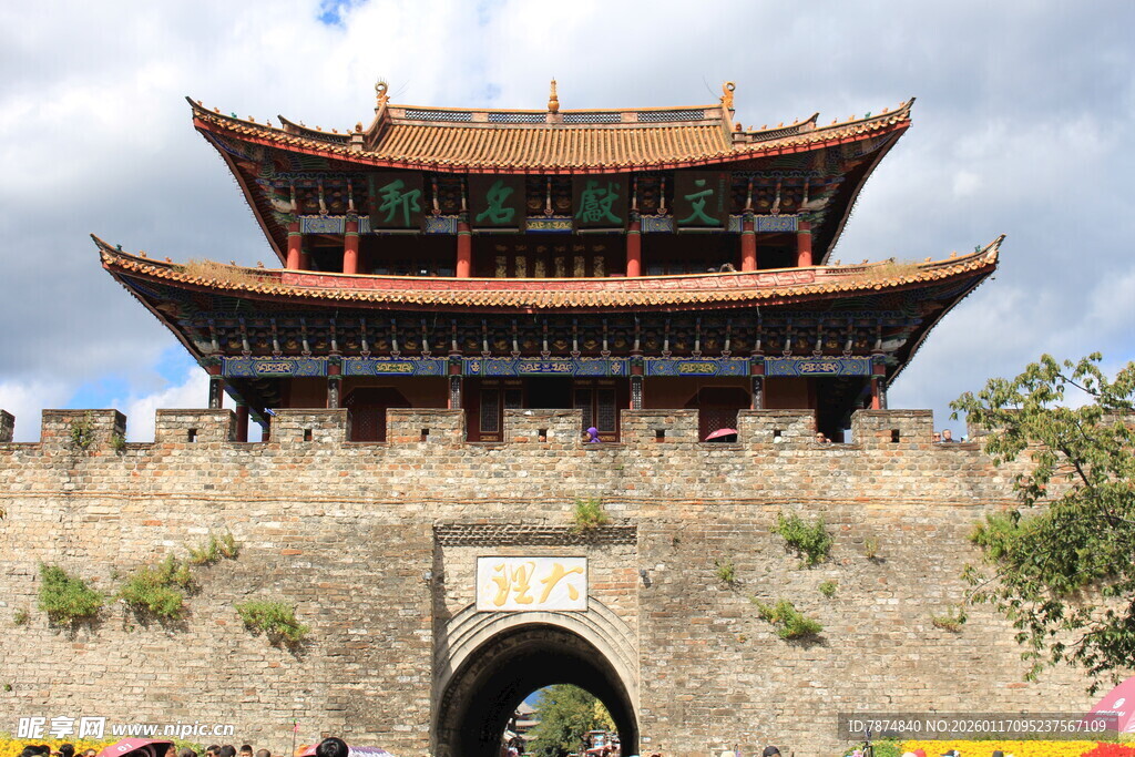 古城楼建筑景观