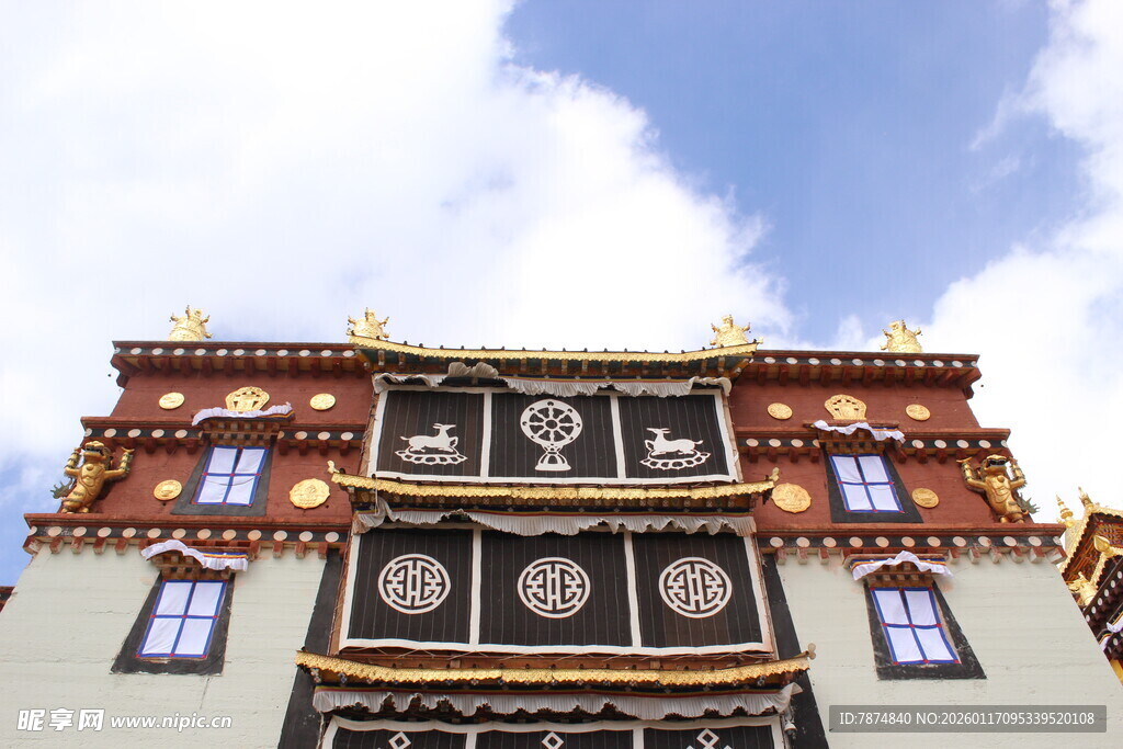 藏式建筑外观风采
