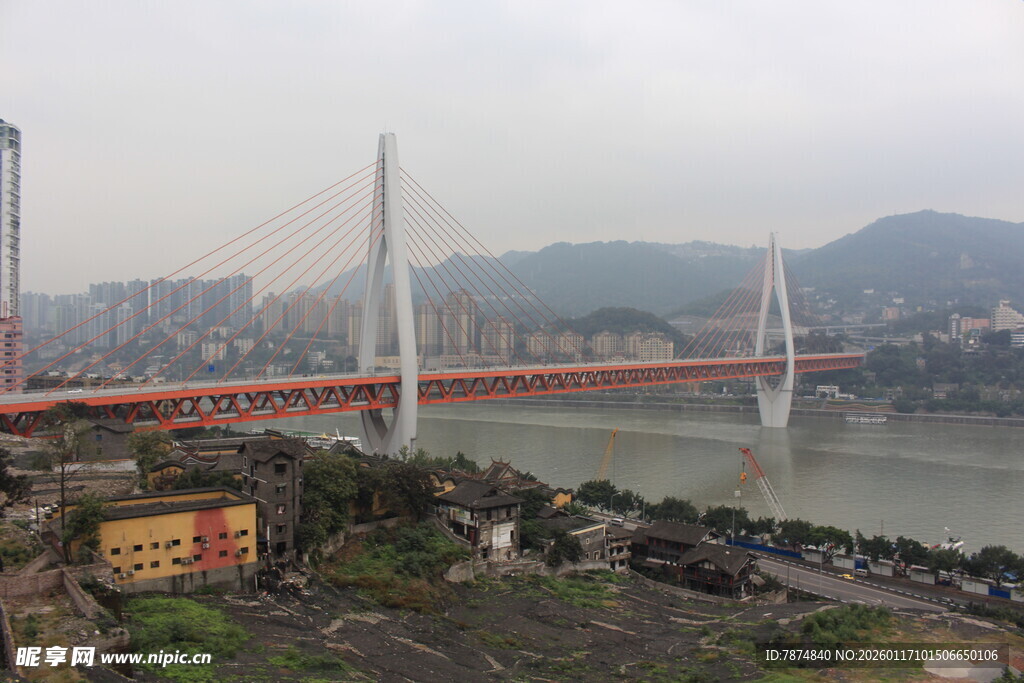 江上大桥风景