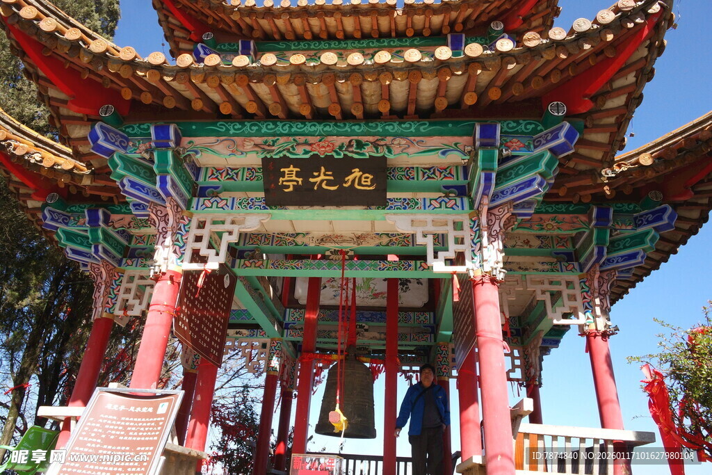 中式古亭建筑风采