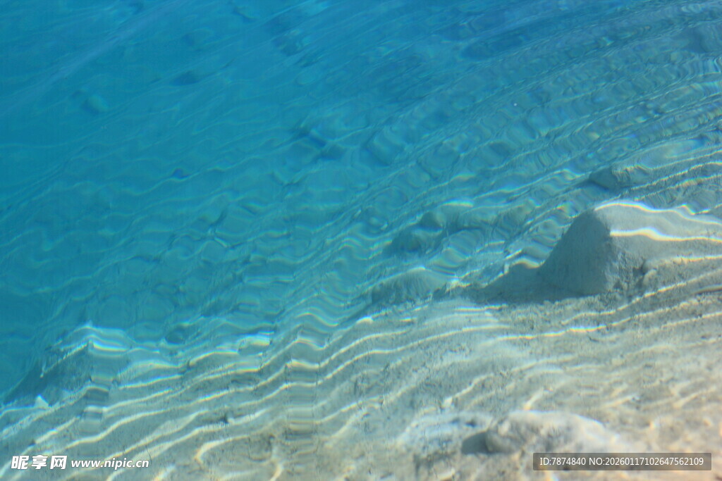 海底沙石景观