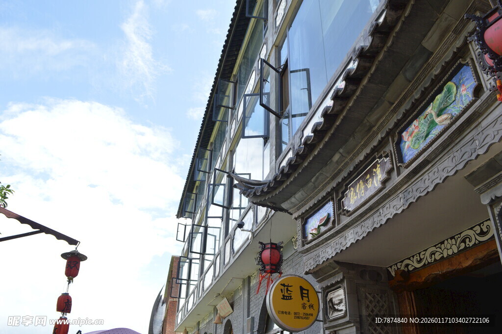 日式街道店铺景象