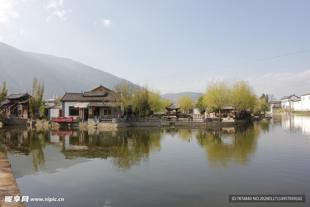 水乡湖畔风光