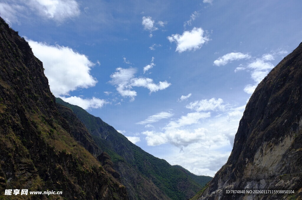 壮丽峡谷风光