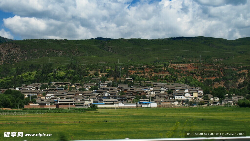 山村田园风光美景
