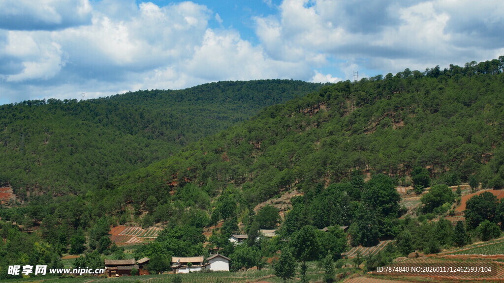 山间村落美景