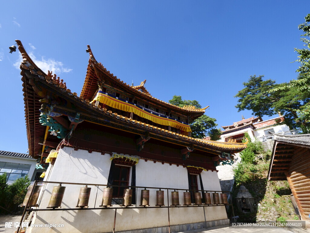 中式古建筑一角