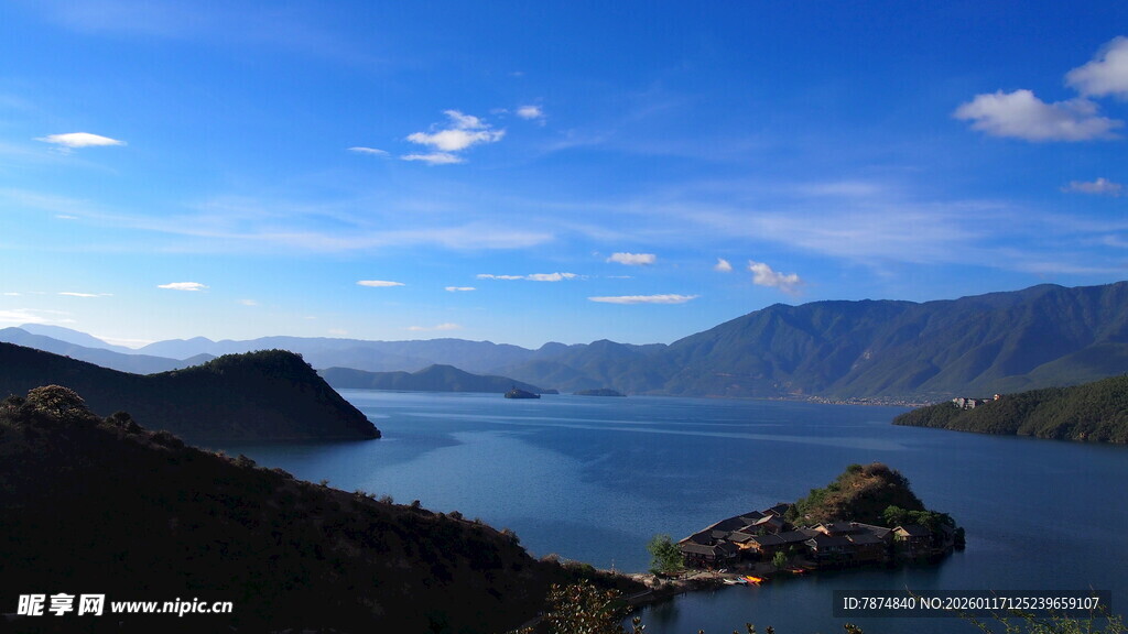 壮丽湖山美景