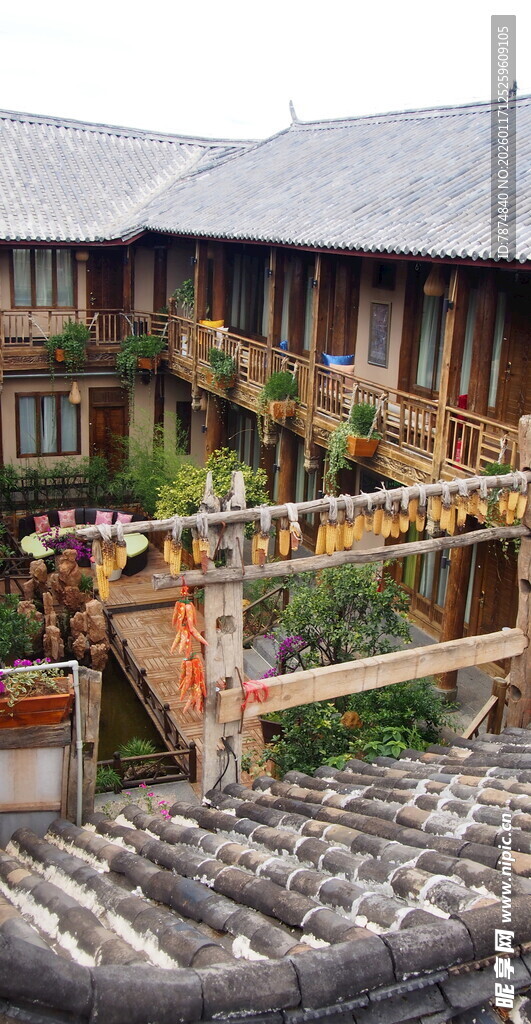 传统中式庭院建筑景观