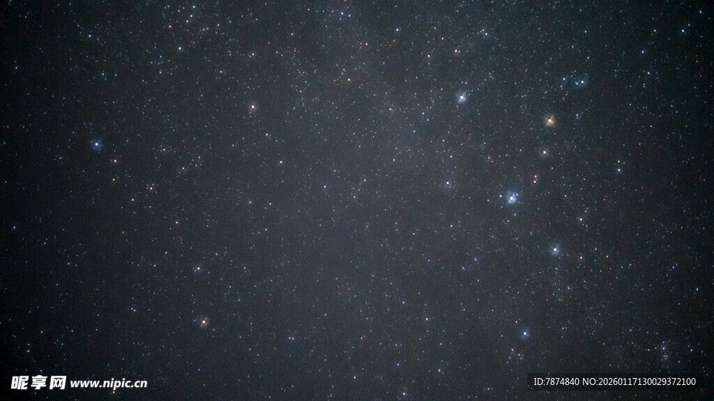 深邃星空 闪烁繁星点点