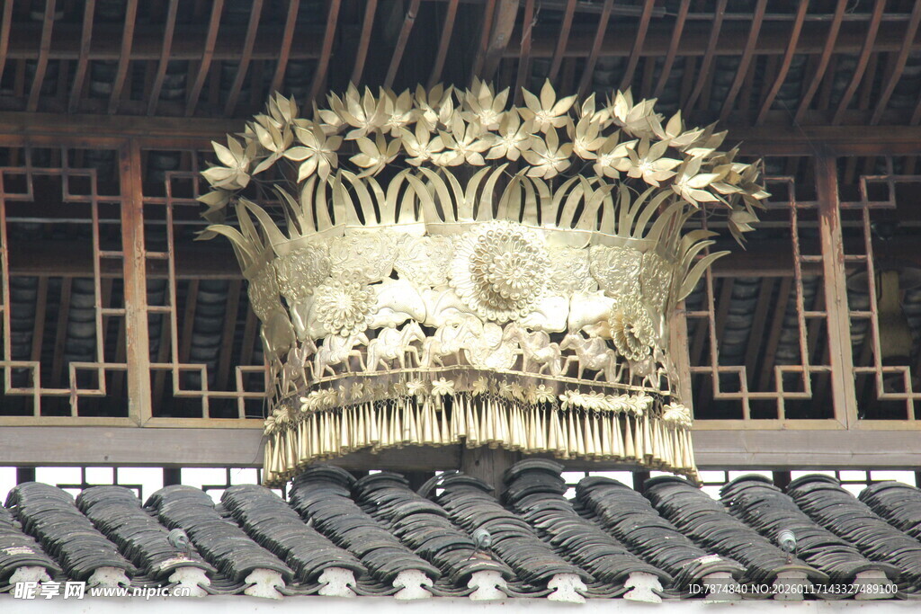 中式古建筑上的精美装饰