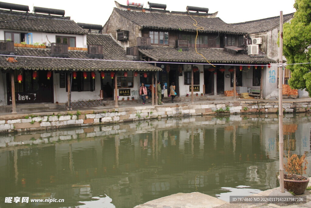 江南水乡古村落景致