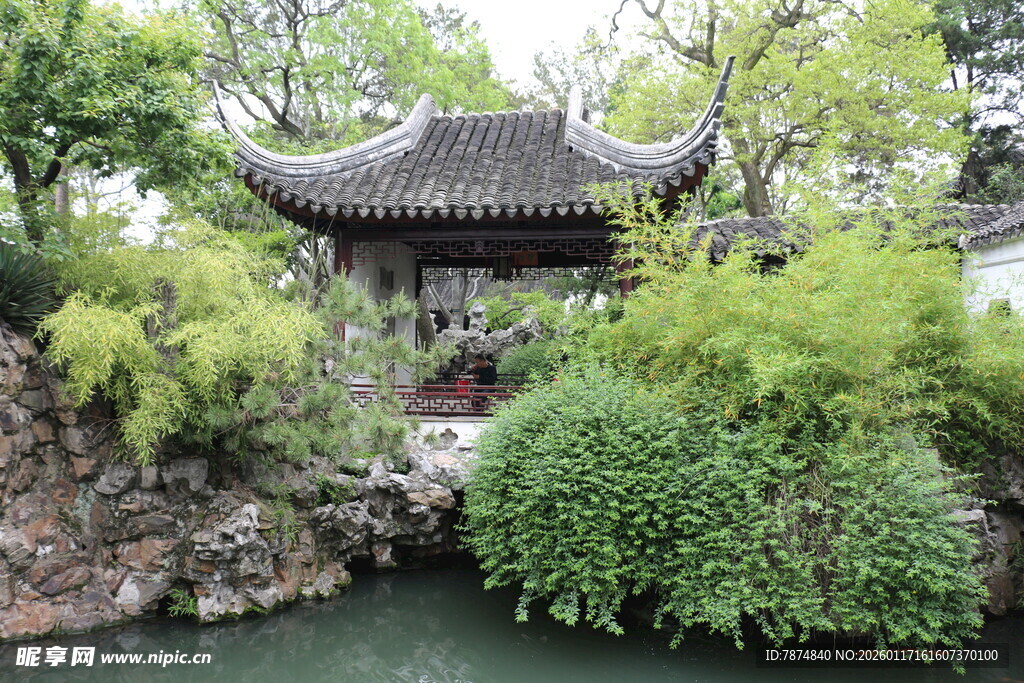 中式园林雅致景致