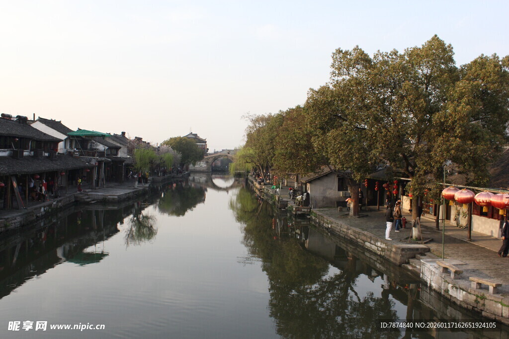 江南水乡河道风景