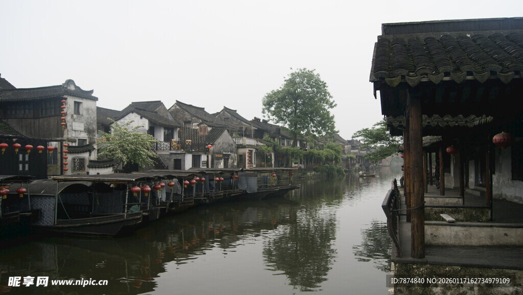 江南水乡古镇风景